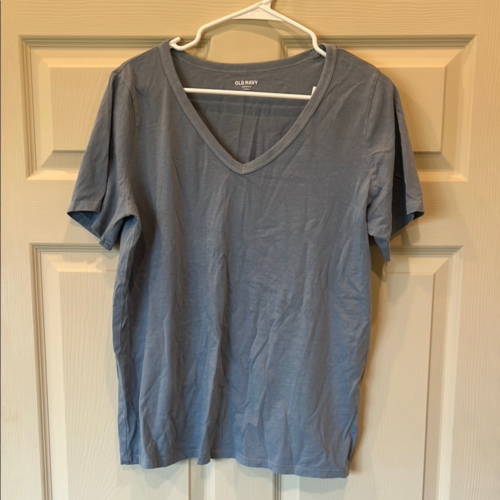 Old Navy Blue V-Neck Shirt